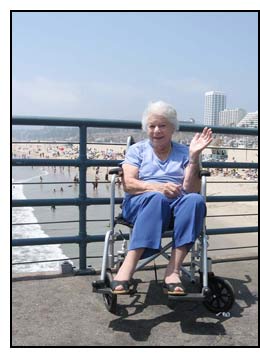 Mom at Venice Beach